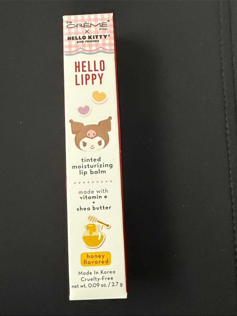 NWT Hello Lippy Tinted Moisturizing Lip Balm - Hello Kitty x The Crème Shop